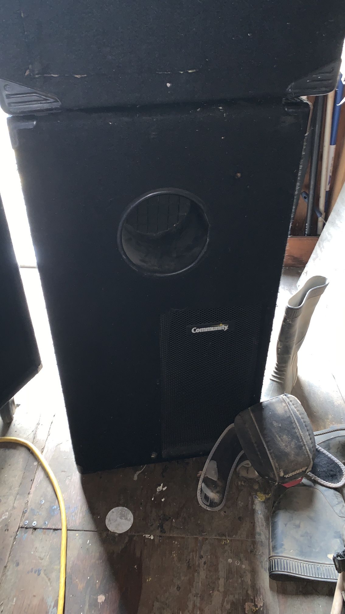 Dj Equipment Speakers Whit Stands