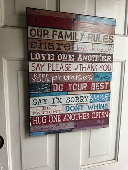 Wooden sign 18x24”