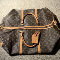 Louis Vuitton Keepall 55 Monogram Canvas Travel Bag