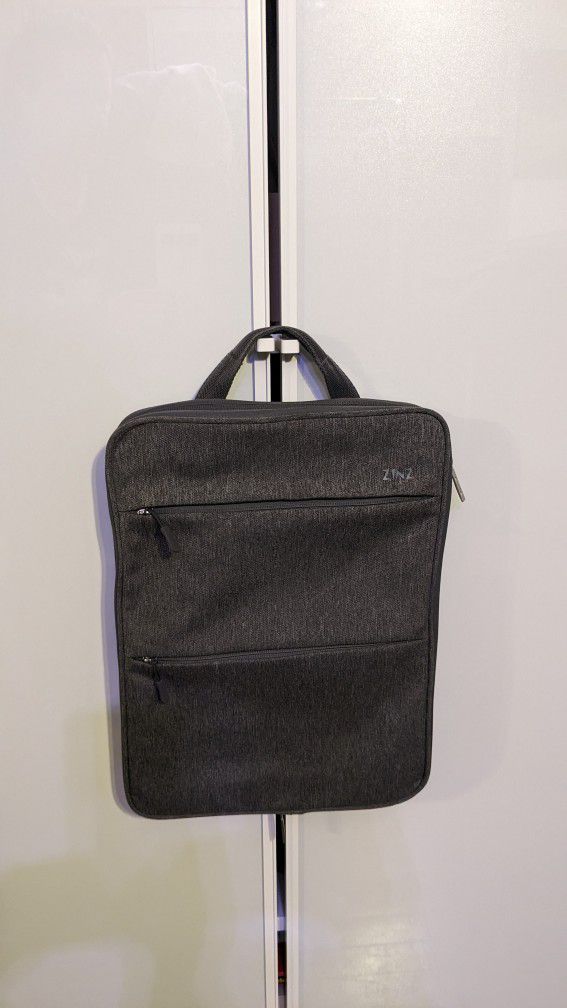 Grey Zinz Laptop Backpack Case