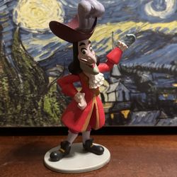 2011 Captain Hook 4.5" PVC Action Figure Disney Peter Pan Jake Neverland Pirates