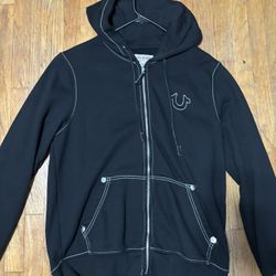 True Religion Black Hoodie 