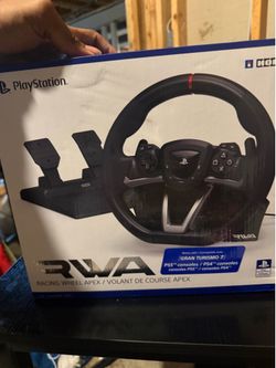 RWA race wheel apex. Black (playstation addition)