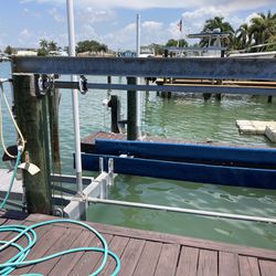 BOAT LIFT AND MISC DOCK ITEMS FOR SALE