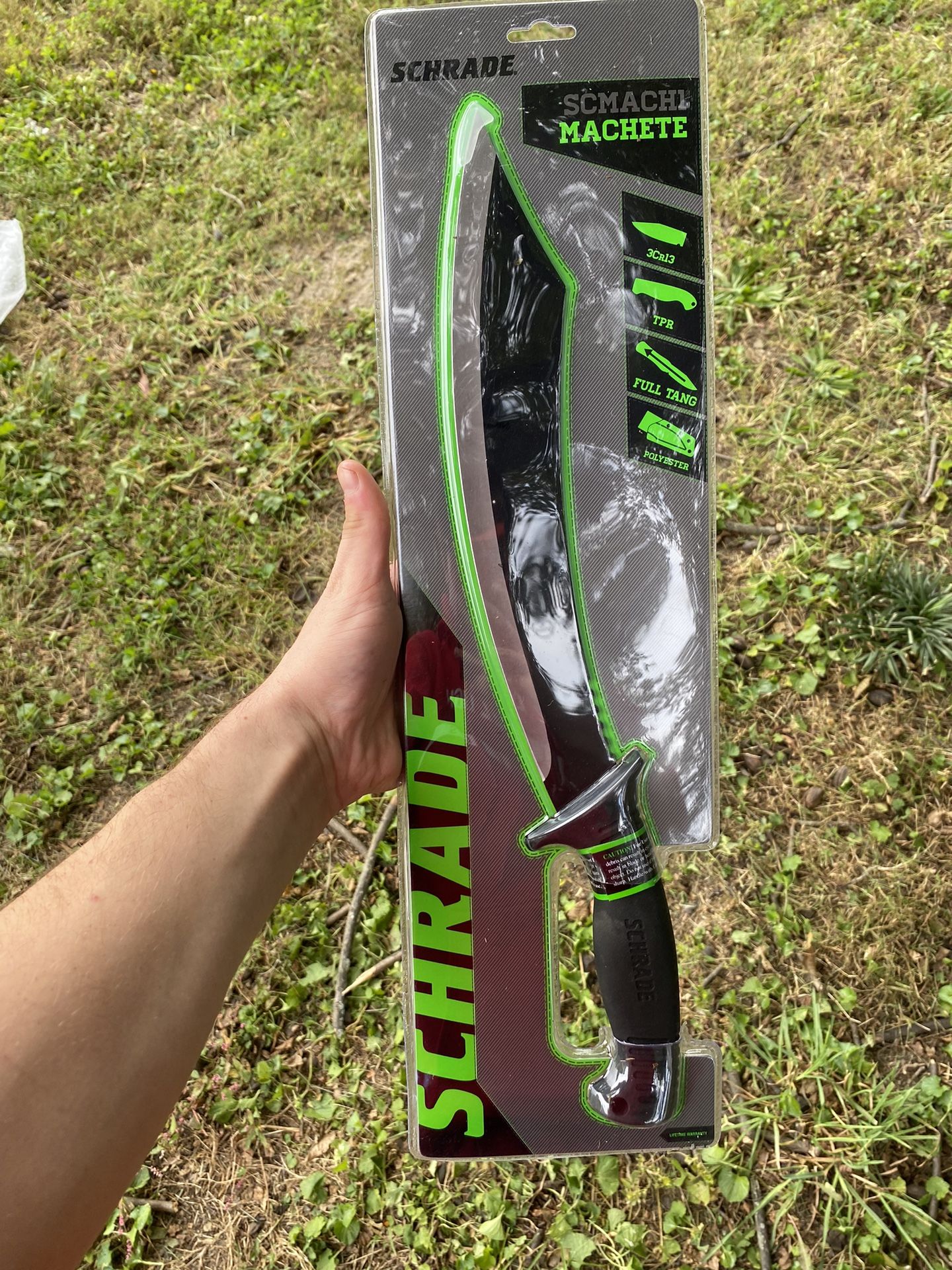 Schrade SCMACH1CP Full Tang 18 Inch gift