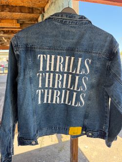 Unisex 90’s Vintage Conspiracy by WESC Blue Jean Trucker Jacket Mens Size S Womens M