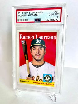 2019 Topps Archives Ramon Laureano PSA 10 GEM MINT #31 RC Padres A's Rookie 💎👑