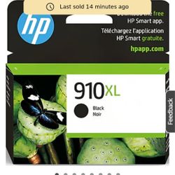 HP Brand New 5 Boxes of 910 XL Ink