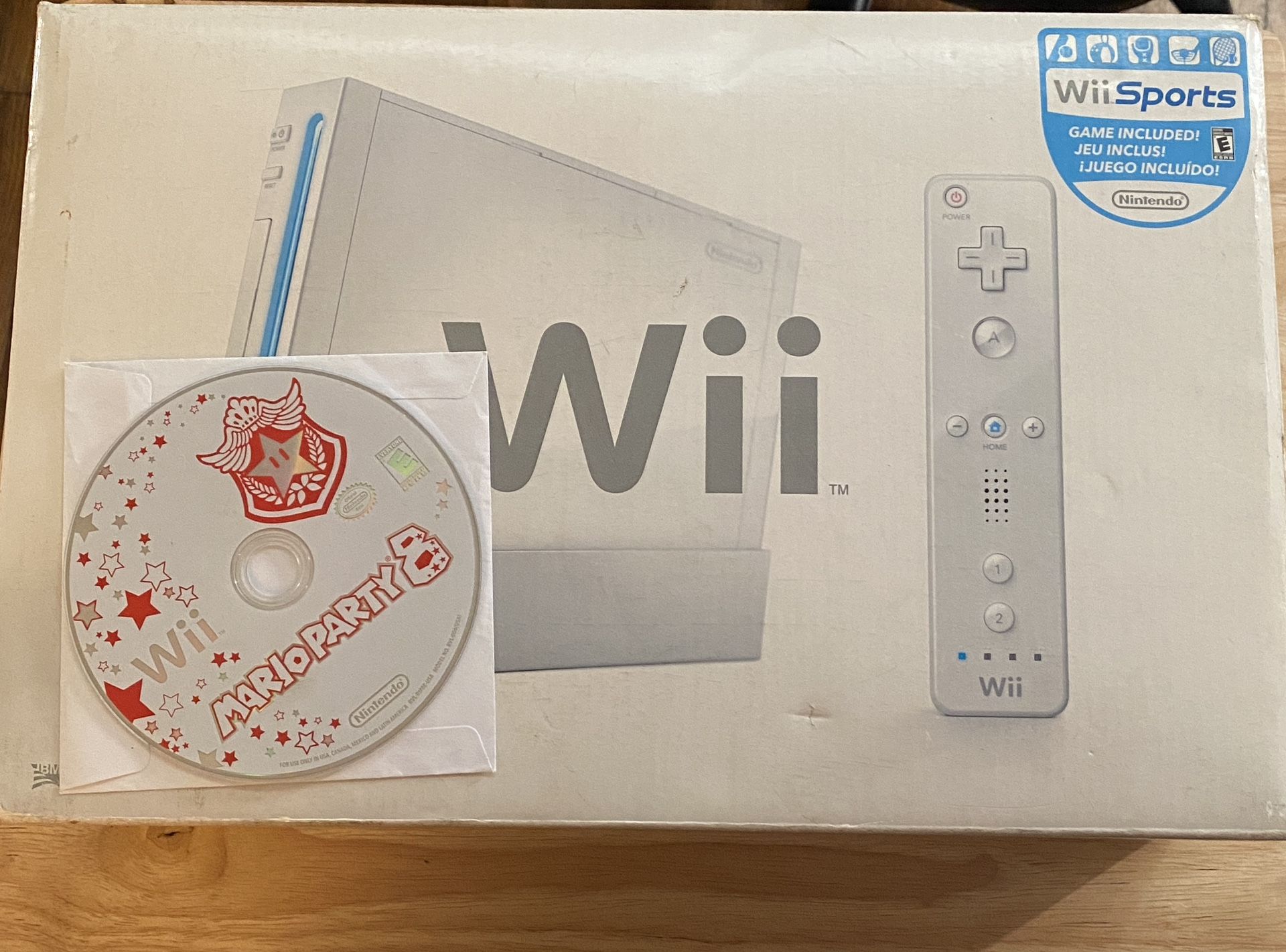 Nintendo Wii Console Cib With Mario Party 8