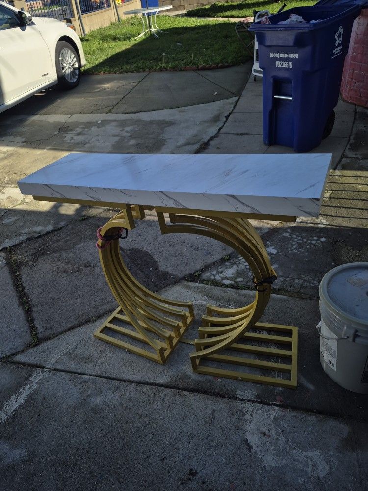 Slim Table And Side Table