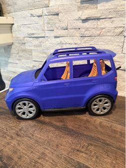Mattel DVX58 Barbie Escalade SUV  Purple 2016 Car Vehicle -Missing  Side Mirrors