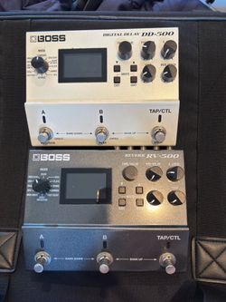Boss RV500 Reverb and DD500 Delay Pedals