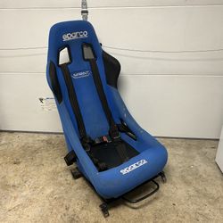 Sparco Spirit L Size Racing Seat With Sliders And Mounts