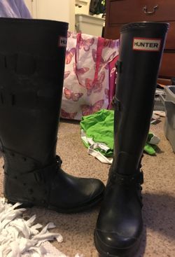 Hunter boots size 8