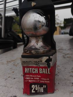 Haul master hitch ball