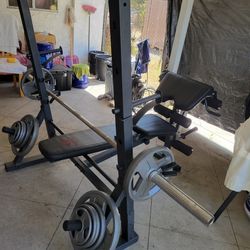 Marcy Olympic Weight Bench With Weights $475 OBO