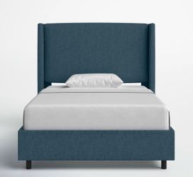 Tilly Upholstered Wingback Bed