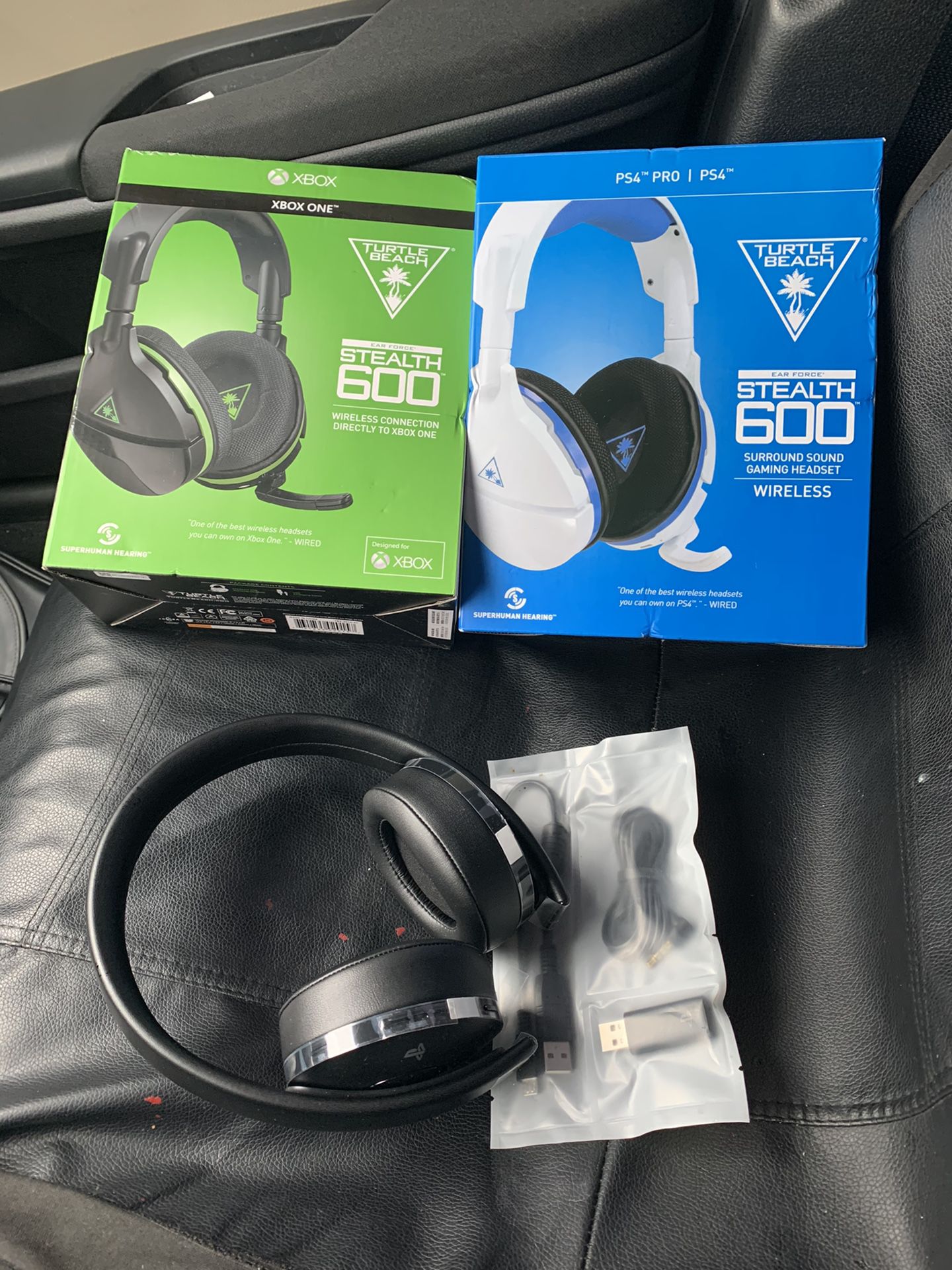 TURTLE BEACH STEALTH 600 FOR BOTH (XBOX & PS4) AND PS4 GOLD HEADSET