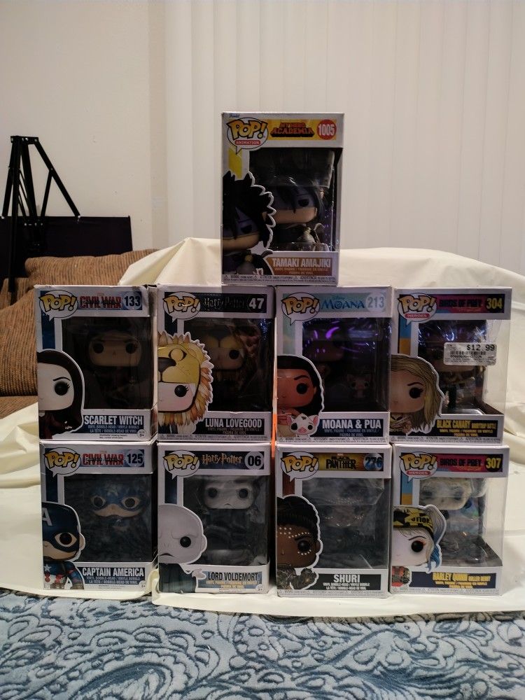 Pop! Heros New! 9 Total