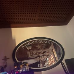 Heineken Bar Mirror