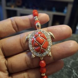 Turtle Beaded Stretchable Bracelet 