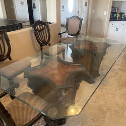Formal Dining Table w/ 6 Chairs