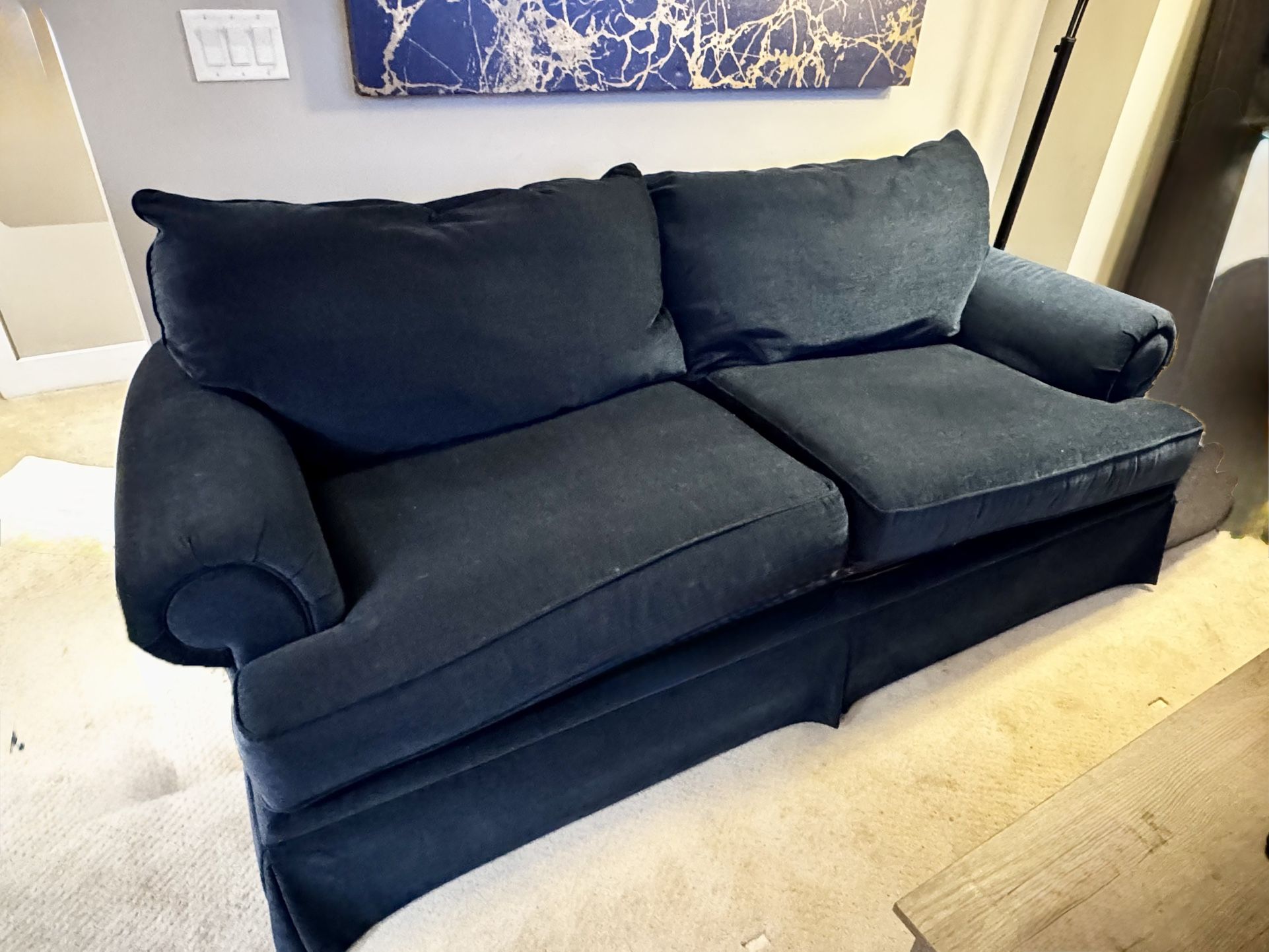 FREE Bassett Chanille 7’ Couch