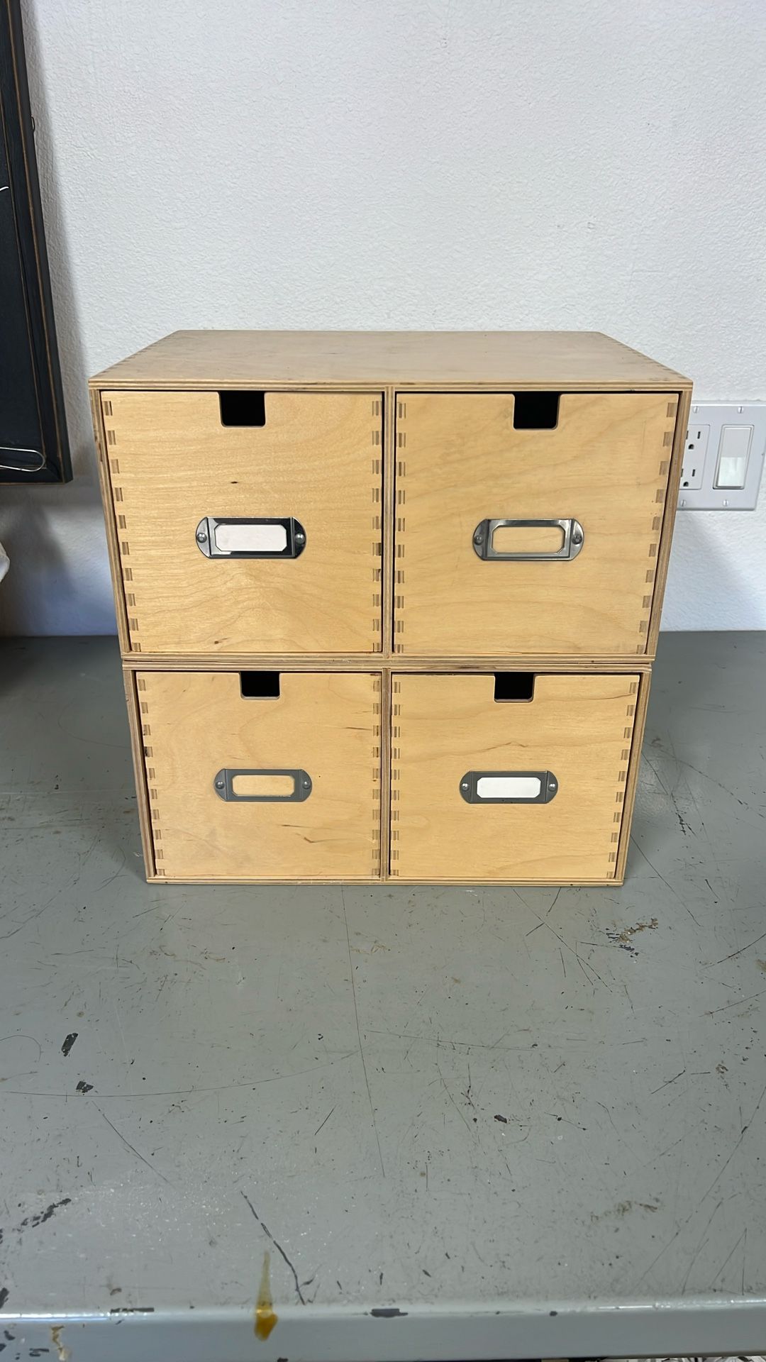Cute Wood Stackable Storage Drawers 