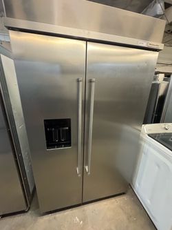 KitchenAid 48” 2025 Stainless Steel Side-by-Side Refrigerator
