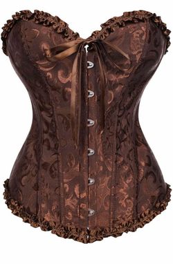 New Brown Corset -Perfect for Halloween (Size M-3XL)