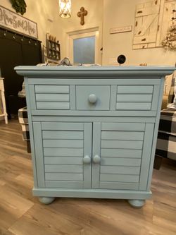 Nightstand or accent table solid wood.
