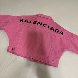 Pink Jean Jacket 