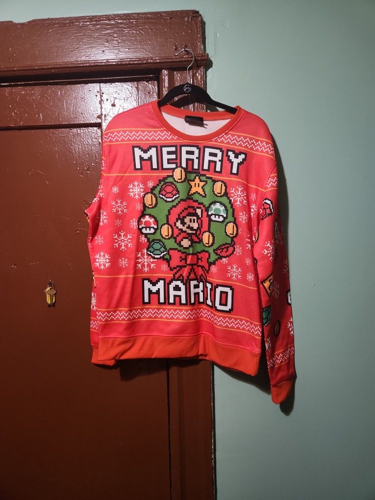 Mario Christmas Sweater 