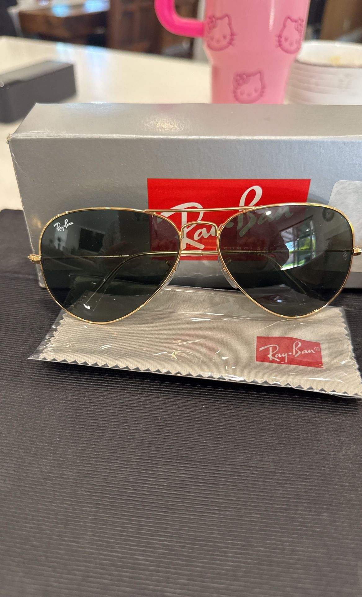 Ray Ban Gold Aviators