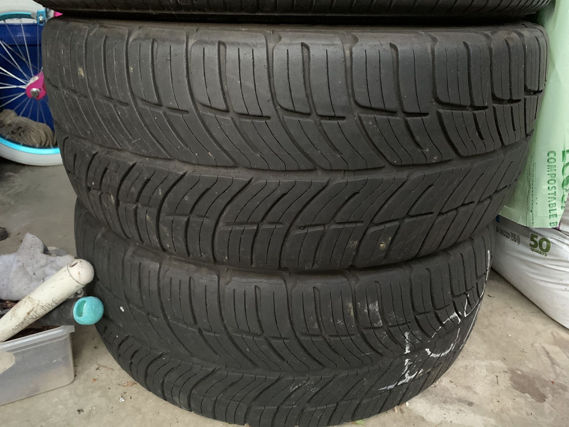 215/45 17 Tires 75% Tread