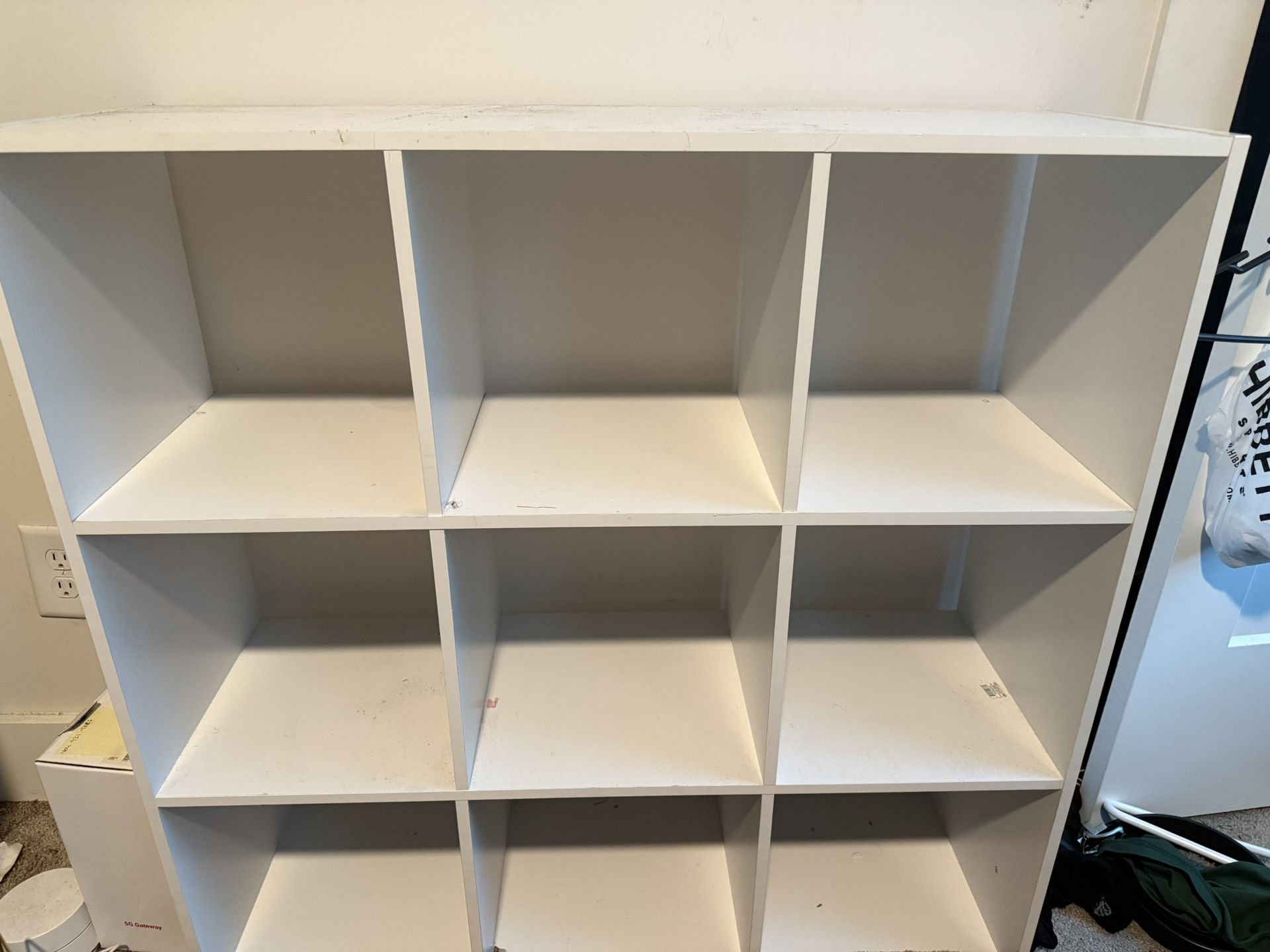 8 Cube Book Shelf White 