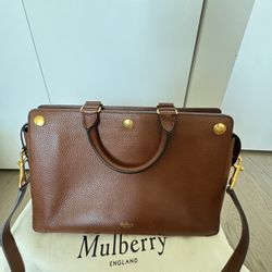 Mulberry Chester Tote Goak Brown Leather bag, Medium, Excellent Condition
