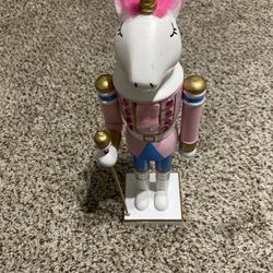 Unicorn Rainbow Gems Nutcracker Like Excellent Condition 
