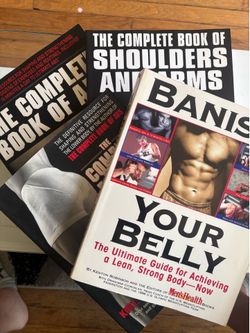 Four oversized paperbacks for health and exercise instruction