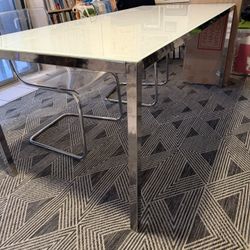 Glass/Metal IKEA Table