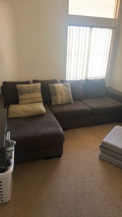 Brown couch