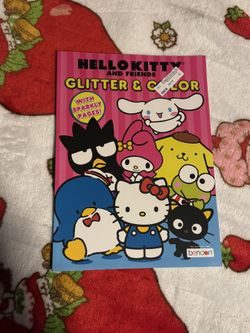 HELLO KITTY GLITTERY COLORING BOOK