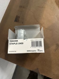 Toshiba staples