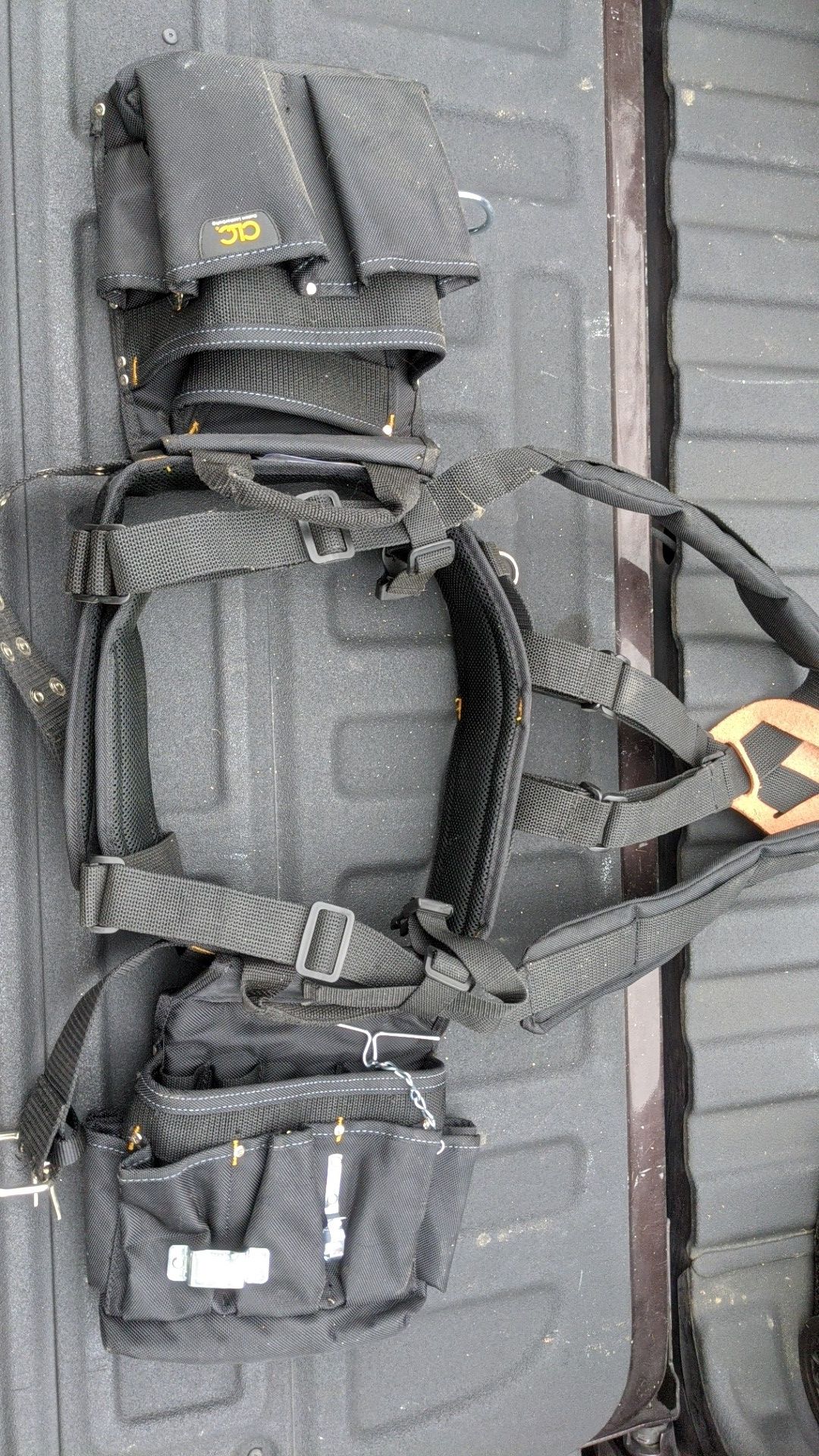 CLC Electrician bags with padded suspenders