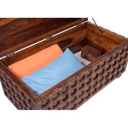 Brass And Wood Chest