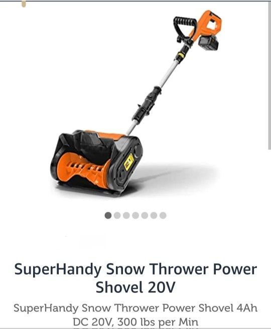 SuperHandy Snow Thrower Power