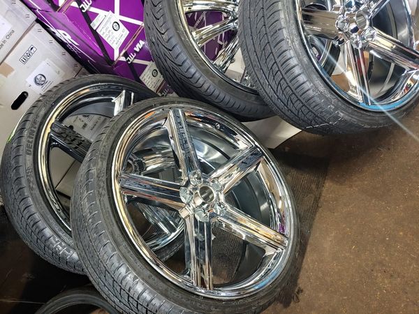 New chrome 24 iroc rims & tires. $0 Take Home LAYAWAY. Ulohos 2940 N