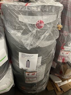 (Cosmetic dent) ✔️ Rheem Performance 75 Gal. 76,000 BTU Natural Gas Power Vent Water Heater