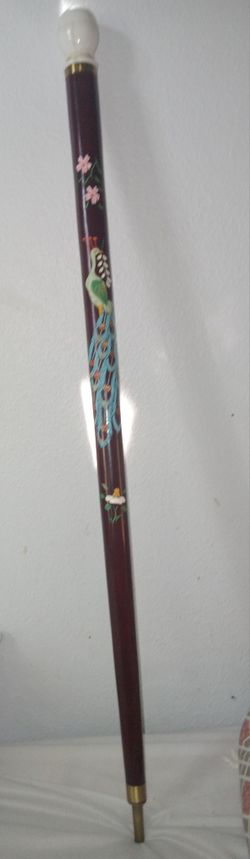 Hand Carved Asian Pool Stick