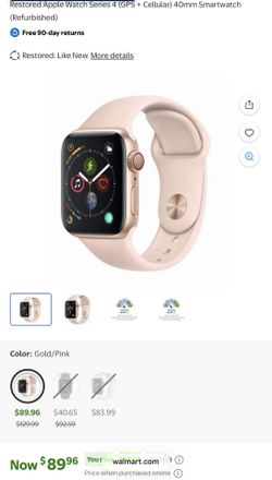 Apple Watch Series 4 Pink And Gold